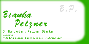 bianka pelzner business card